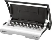 Fellowes Binding Machine for Personal Use - Star+ 21-Hole, 150 Sheet Manual Paper Punch Comb Binder Machine - Ideal for Personal Use - White/Grey