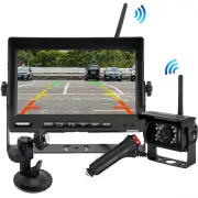 Wireless Reversing Camera for bus truck caravan car 7" LCD Monitor Screen 12-24V