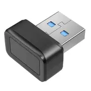 USB Fingerprint Key Reader U2F Biometric Fingerprint Scanner Anti-Spoofing Biometric Mini Security Black