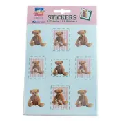 Ensemble Hallmark United States Postal Service Teddy Bear Stickers NOS