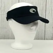 Costa Del Mar Logo Sporting Visor - Navy Blue/White - Unisex One Size AF9