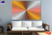 Gold & Grey Abstract Design Wall Canvas Home Decor Australian Made Quality
