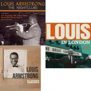 Louis Armstrong - Nightclubs & Classics & Louis In London [New LP Vinyl Bundle]