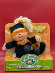 MATTEL CABBAGE PATCH KIDS HALLOWEEN DOLL MOIRA KITTY NEW BOX COSTUME MASK