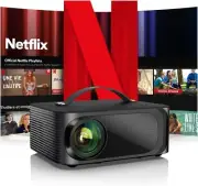 Home Theater Indoor Outdoor Bluetooth 4K Projector Dolby Audio - Brand NEW