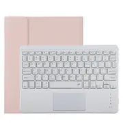 Bluetooth Tablet Case For Ipad Pro 11 With Touchpad & Pen Slot Detachable Microfiber Leather Pink Laptop Cases & Bags