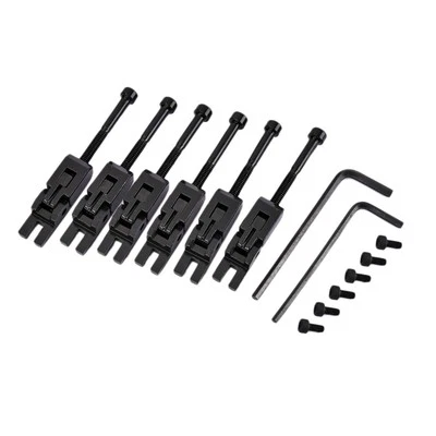 6Pcs Metal Guitar Locked String Saddles for Floyd-Rose Tremolo Bridge Parts Z5Z2