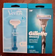 Pack Gillete Mach3 & Venus Smooth Doux Razors Men Women afeitado hombre mujer