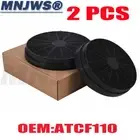 2 pack Fits For Omega Smeg Rangehood carbon filter/charcoal filter black ATCF110