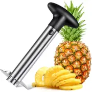 Pineapple Cutter and Corer, Durable Pineapple Corer Remover with Cutter & Sharp Teeth, Stainless Steel Kitchen Pineapple Slicer Tool
