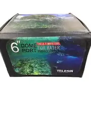 TELESIN, Dome, Port, GoPro, Hero, 7, 6, 5, Black, Underwater, Diving, Case