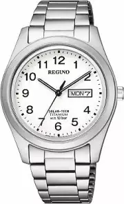 Citizen Watch Regno SolarTech Standard Titanium Model KM1-415-13 Men's