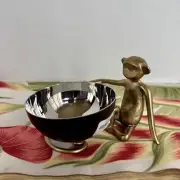 Gary Monkey Brass Serving Bowl from CB2, Exclusive 221-787