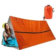 Portable Thermal Sleeping Bag | Waterproof Sleeping Bag Survival Aluminum Film Bivy Sack,Compact Lightweight Outdoor Supplies Portable Survival Shelter for Hiking
