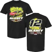 Checkered Flag Sports Ryan Blaney 2025 Menards 2-Spot T-Shirt Black