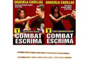 2 DVD SET Graciela Casillas Combat Escrima Women Filipino Martial Arts + Practic