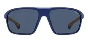 Polaroid PLD 7058/S Polarized FLL/7I Men's Sunglasses Blue Size 64