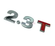 2.3T 2.3 T 3.2T 3.2 T Turbo Engine Metal Rear Trunk Emblem Badge Decal Sticker (for: Fiat)