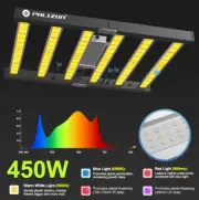 450W LED Commercial Grow Light 5×5FT Coverage Full Spectrum Grow Lamp Plants Veg