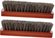 Outanaya Leather Shoe Cleaner Horsehair Brush Set Boot Polishing Kit Efficient Shine Brush for Shoes Suede