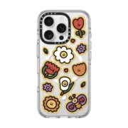 iPhone 16 Pro Clear Case MagSafe Compatible BLOOMING FLOWERS BY SHAO SHAO