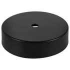 Round Table Lamp Base Office Polished Metal Desktop Without Shade Light