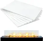 Pangda 6 Pcs Tabletop Fire Pit Ceramic Wool Wick Bioethanol Fuel Table Top Bo...