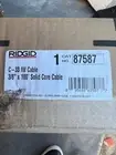 RIGID 3/8" 100' Cable Cables Drain Snake Cleaner Sewer C-33 Cleaning
