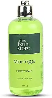 The Bath Store Moringa Body Wash Shower Gel | Exfoliating Body Wash For Dry Skin & Oily Skin | Tan Removal Body Wash For Men & Women | Liquid Soap For Bath - 300ml