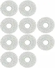 MEZOKUCEL 10 Pcs Mop Pads for ECOVACS DEEBOT X2 Omni/ T20 Omni/ T10 Omni/ X1 Omni/ X1 Omni Turbo/ L10 L20 L30 X30 Robot Vacuum Cleaner, Washable Reusable Microfiber Mop Pads Replacement Accessories