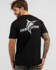 [Great Northern] Great Northern Men's Marlin Strike T-Shirt in Black Size XL XL Black