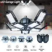 800W Deformable LED Garage Ceiling Light with 5 Adjustable Leaf LED Shop Light