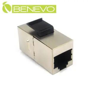 BENEVO Cat6遮蔽型模組式RJ45網路對接頭