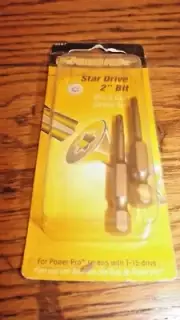 Star-Head Bit, CD-T15, 2-In., 2-Pk. H70