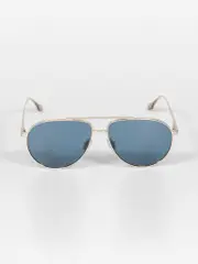 Blue Tinted Aviator Sunglasses
