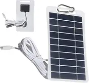 Doorbell Panel - Sun Charging Module, USB Input Adapter | 5V Efficient Solar Mount Panel Delivering Renewable Energy in Harsh Weather On Side Walls, Entry Paths, Outdoor Fixtures