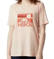 Columbia Peach & Orange Relaxed “Mount Rose” Tee Shirt, Short Sleeve, NWT!!