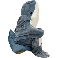 在飛比找momo購物網優惠-【ROYALLIN 蘿林嚴選】可愛鯊魚睡衣睡袋(情侶睡衣 法