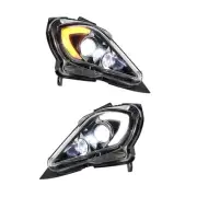 1Pair LED Headlights For YAMAHA Raptor 250 350 700 YFZ Wolverine 5TG-84310-03-00
