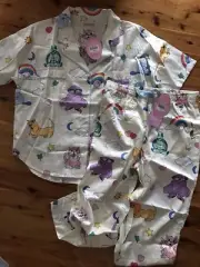 Peter Alexander Women’s Cartoon Animal Print Cotton Pj Set Size M BNWT