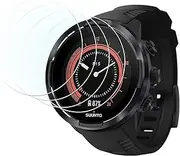 Tempered Glass Screen Protector For SUUNTO 9/SUUNTO 9 BARO 50MM - Anti-Scratch, Anti-Glare, Anti-Fingerprint [4 Pack] HD Screen Protector Compatible with SUUNTO 9/SUUNTO 9 BARO 50MM