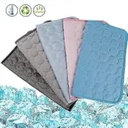 2025 Pet Cooling Mat Pet Cooling Pad Dog Cooling Mat Pet Self Cooling Mat Pet Cooling Blanket For Dogs And Cats GREY S 50 to 40cm