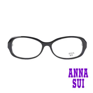 【ANNA SUI 安娜蘇】日系立體玫瑰鑽飾蝴蝶造型光學眼鏡-黑(AS546-008)