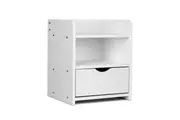 Bedside Table Side Nightstand Storage Drawer Shelf Bedroom Unit