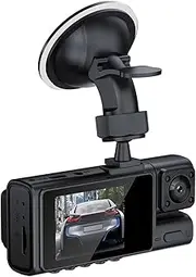 3 Channel Car DVR Motion Detection HD 1080P Vehicle Video Recorder G-Sensor Driving Recorder Loops Recording 24H Parking Monitor(Without WiFi)