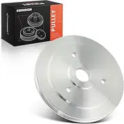 A-Premium Crankshaft Pulley with Single-Groove Machined Aluminum Compatible with 1965 1966 1967 1968 Chevrolet Small Block - V8 262, 265, 267, 283, 302, 305, 307, 327, 350, 400