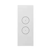 Clipsal Saturn ZEN 2 Gang Architrave Switch White