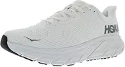 [HOKA] ONE ONE Arahi 7 Mens Shoes, Blanc De Blanc/Steel Wool, 12.5