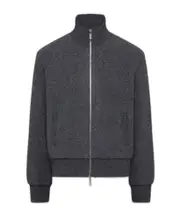 Thom Browne Zip-Up Knitted Cardigan 2,3,4,5 Black