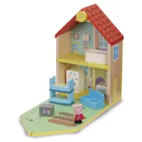 在飛比找蝦皮商城優惠-粉紅豬小妹Peppa Pig-(木製)豪華房屋組 玩具反斗城